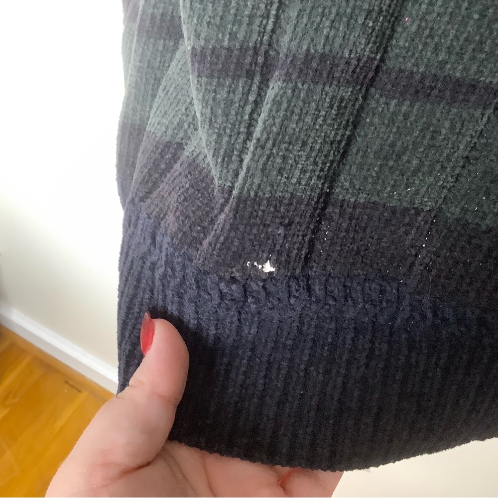 < Vintage Nautica 100% Cotton Striped Sweater > - Picture 4 of 5